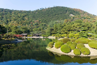 美丽的日本花园栗素花园