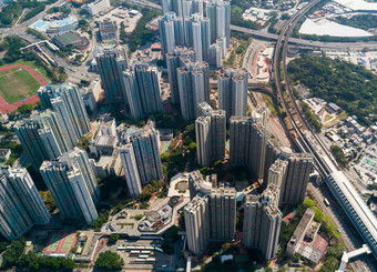 前视图在香港香港建筑