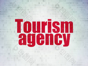 旅行概念旅游机构数字数据纸背景