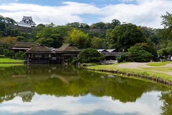 genkyuen花园彦根城城堡