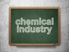 行业概念化学行业黑板背景
