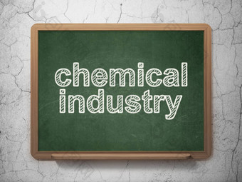 行业概念化学行业黑板背景