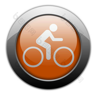 图标按钮pictogram自行车