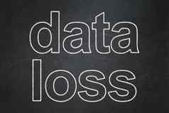 信息概念数据损失黑板背景