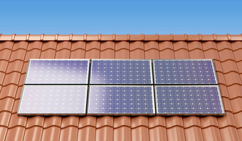 太阳能面板屋顶