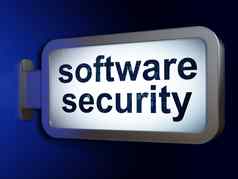 安全概念软件安全广告牌背景