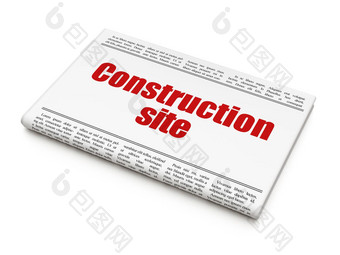 建筑建设概念报纸标题建设网站