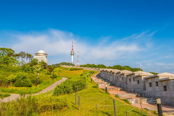 韩国namsan塔首尔南韩国