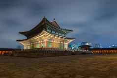 Gyeongbokgung宫首尔南韩国