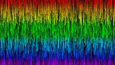 色彩斑斓的彩虹粒子数字背景