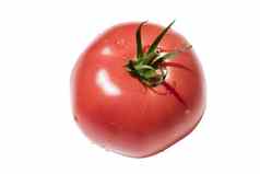 番茄孤立的白色背景照片美丽的图片