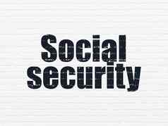 隐私概念社会安全墙背景