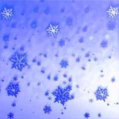 下降雪花圣诞节卡雪冬天模式背景插图
