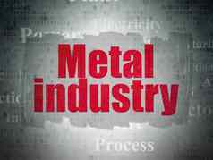 行业概念金属行业数字数据纸背景