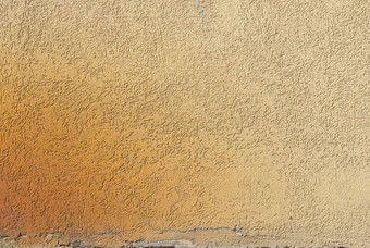 石膏墙芯片油漆黄色的纹理背景