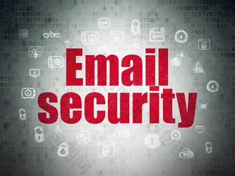 保护概念<strong>电子邮件安全</strong>数字数据纸背景