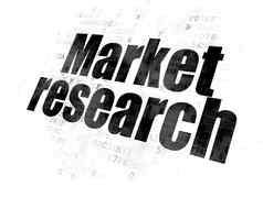市场营销概念市场研究数字背景