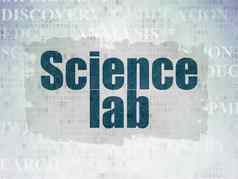 科学概念科学实验室数字数据纸背景