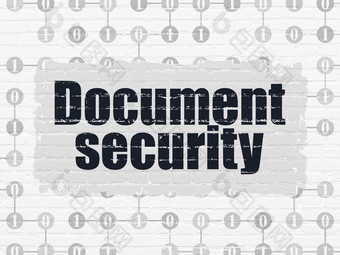 安全概念文档安全墙背景