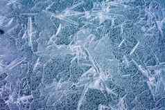 自然冰表面纹理