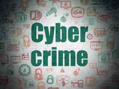 隐私概念网络犯罪数字数据纸背景