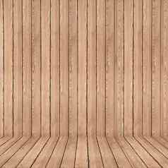 墙地板上站饱经风霜的木背景木纹理
