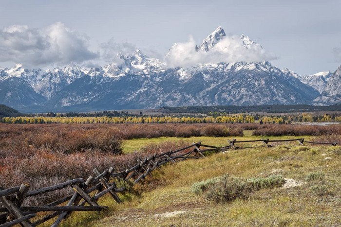 视图大提顿山范围