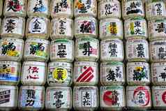 传统的为了桶明治神社东京日本