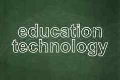 学习概念教育技术黑板背景