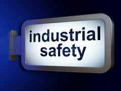 建设概念工业安全广告牌背景