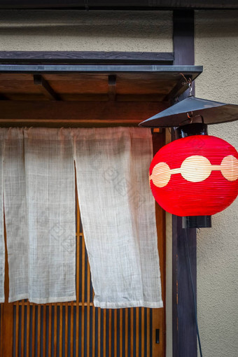 传统的日本灯笼祗园区《京都议定书》日本