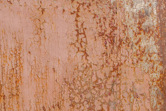 表面生锈的铁残余油漆芯片油漆米色纹理背景