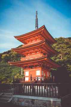 宝塔清水寺寺庙《京都议定书》日本