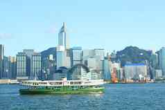 在香港香港港口明星渡船