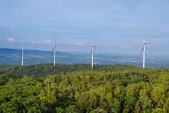 风涡轮权力发电机风能场