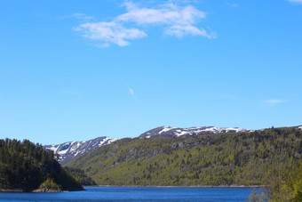 夏天挪威景观