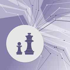 国际象棋图标紫色的摘要现代背景行方向房间广告