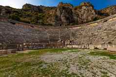 古老的希腊罗马剧院demre