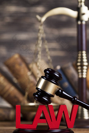 法律正义概念木槌子