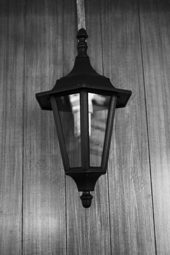 古董灯笼室内照片黑色的白色