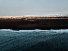 海岸冰岛