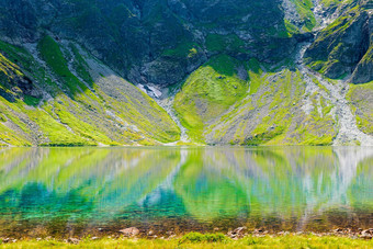 具有里程碑意义的波兰高基风景如画的湖