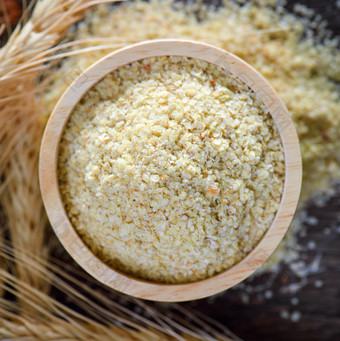 小麦细菌高度有营养的心小麦内核