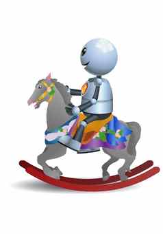 机器人骑马玩具