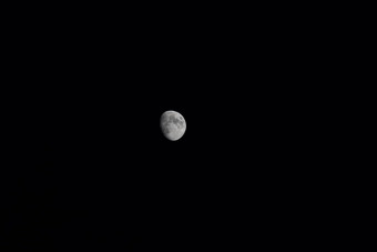 完整的月亮晚上