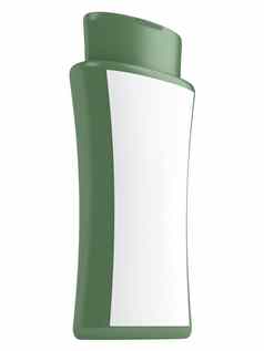 绿色瓶自然洗发水