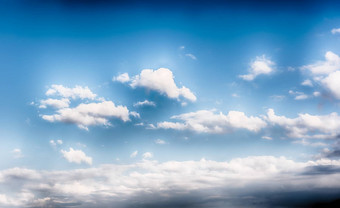 蓝色的天空风景优美的云纹理背景