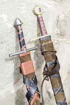 古老的中世纪的剑