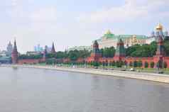 视图克林姆林宫莫斯科河莫斯科俄罗斯