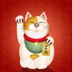马内基尼哥猫日本《财富》杂志